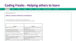 Desktop Screenshot of codingfreaks.net